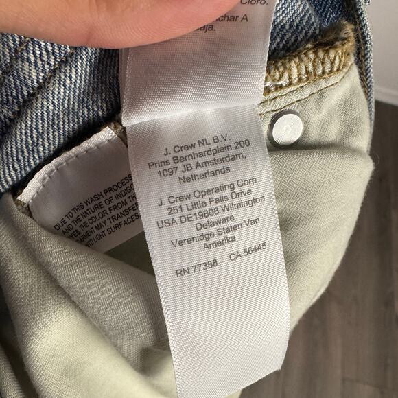 J.Crew 1984 Petite Slouchy Distressed Jeans WMNS 23P Medium Blue Wash Mid-Rise - Picture 8 of 9